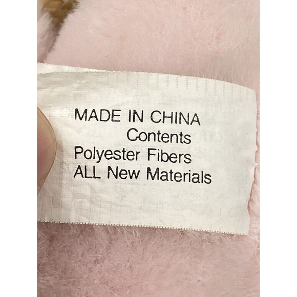 Walmart 5” Spring Pink Duck Baby Chick Duckling w/ Straw Hat and Bow Plush - Picture 7 of 7